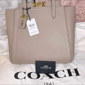 Coach Troupe Tote colorblock stone
